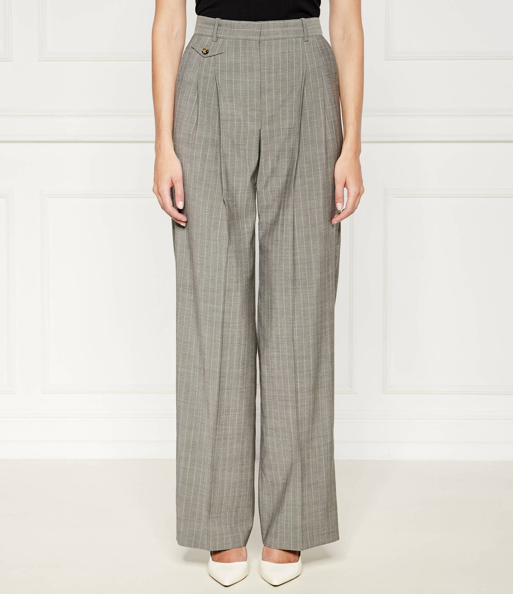 Хлопковые штаны Tetiama BOSS BLACK - серый(50525850)