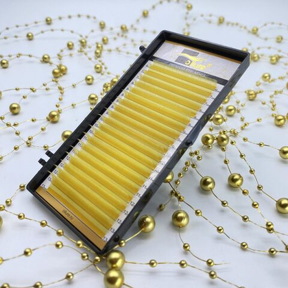 Ресницы желтые Ollure Mix