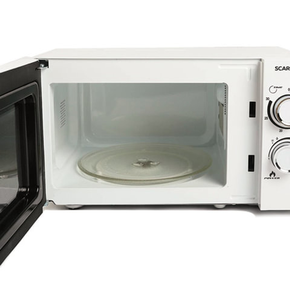 Микроволновая печь SCARLETT SC-MW9020S04M, объем 20 л, 700 Вт, механическое управление, гриль, таймер, белая, SC - MW9020S04M