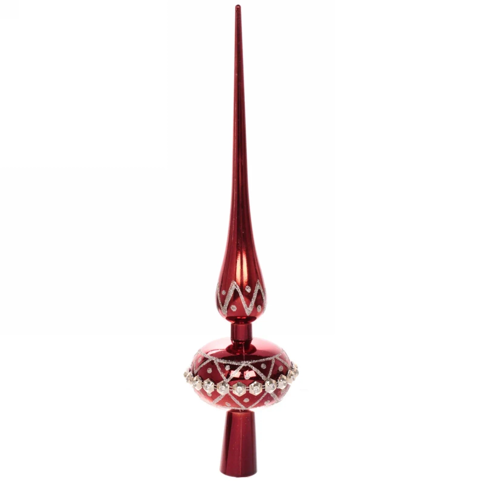 Верхушка на ёлку SHINE «Fancy beads» 35 см, copper