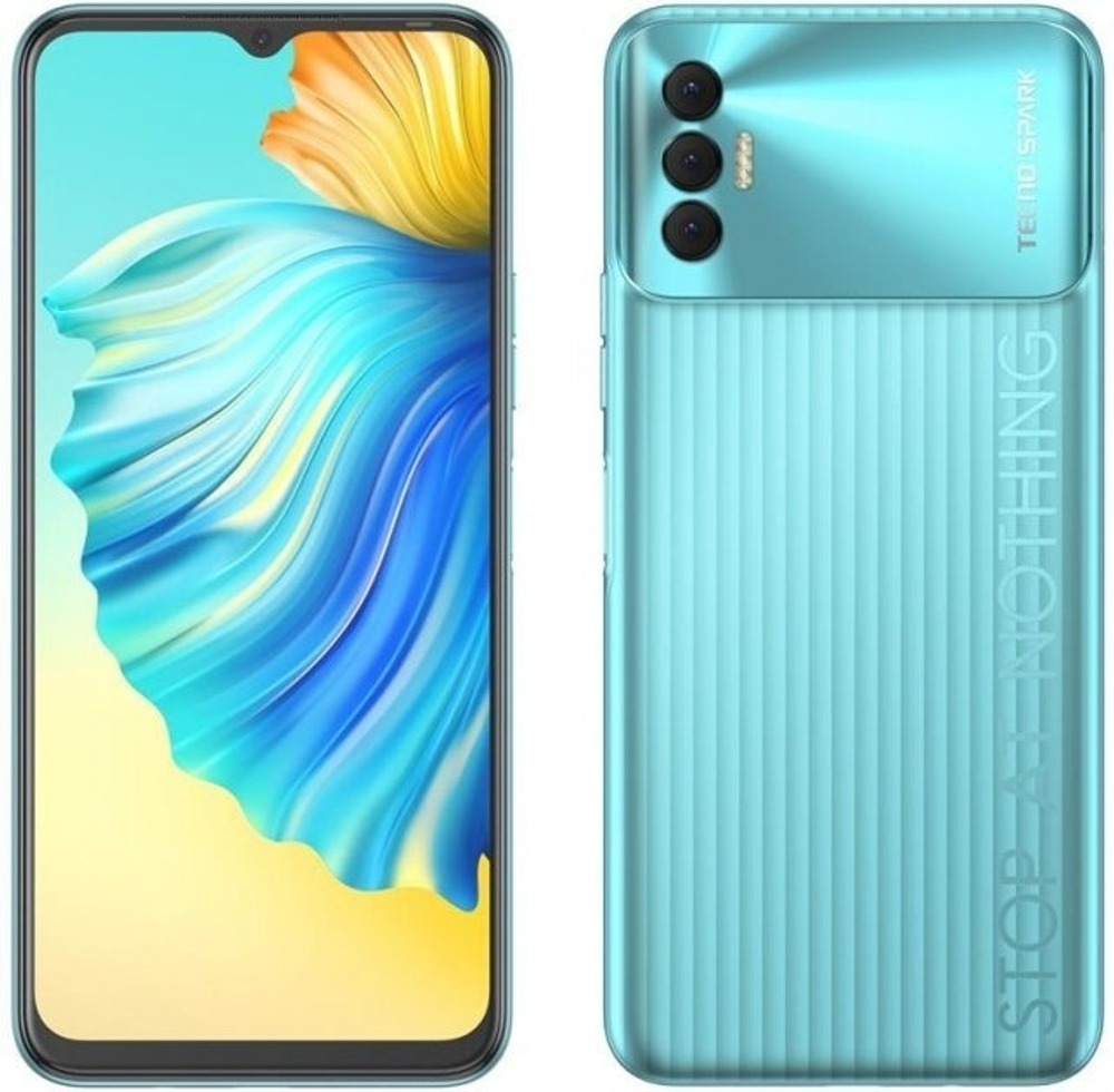Смартфон TECNO Spark 8P 4 ГБ/64 ГБ голубой