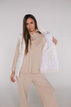 Жилет женский Молочный