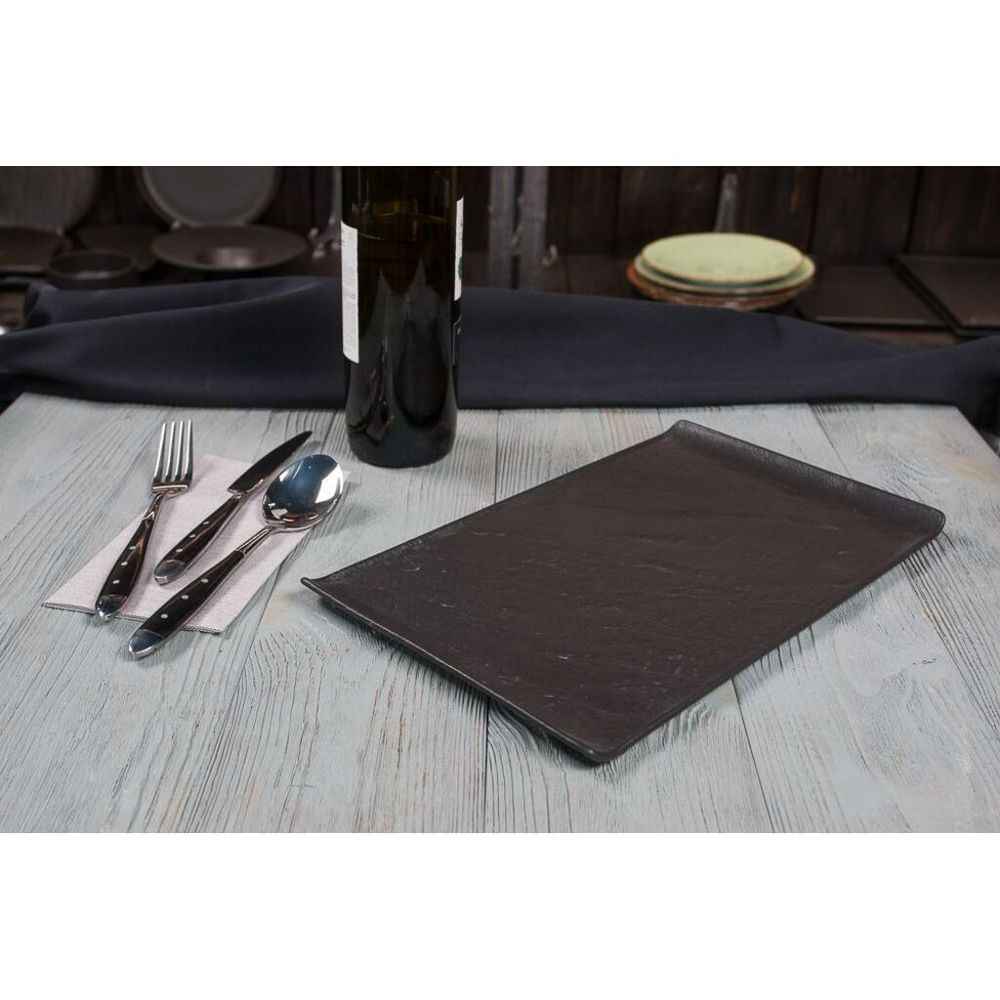 Блюдо прямоугольное 33,5*20,5 см h1,5 см с бортами Side Up2   P.L. Proff Cuisine [1]