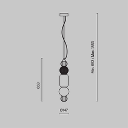 Подвесной светильник Maytoni P069PL-L35CH3K