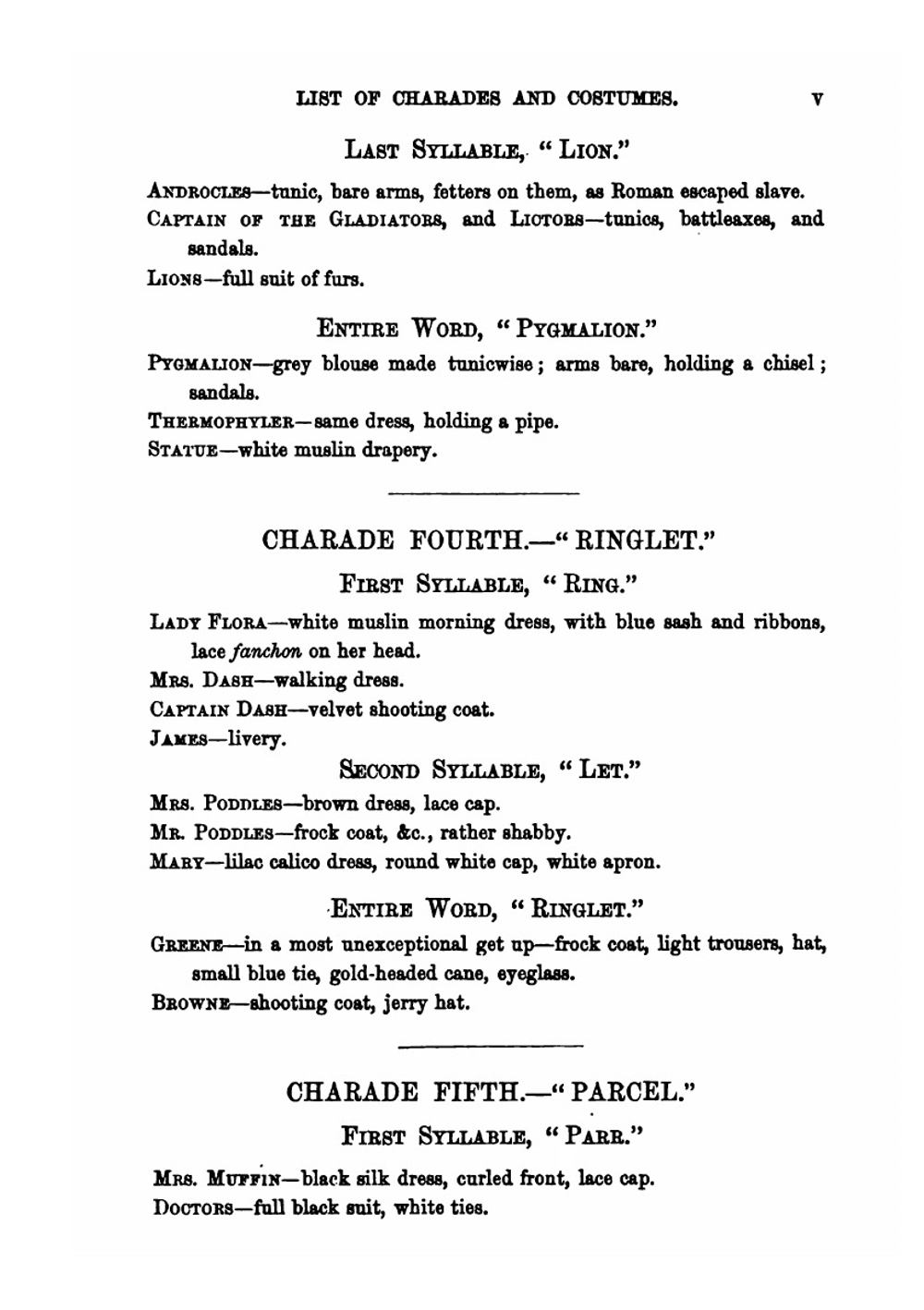 Our Charades and How We Played Them | Jean Francis