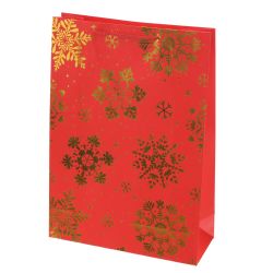 GAEM Пакет подарочный L (бумага 210г/м2, блок 12шт), L31 W12 H44 см, 4в.