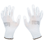 Перчатки антистатические SCAFFA "Antistat", карбоновая нить, полиуретановое покрытие, размер 10, XL (очень большой), 00-00015298