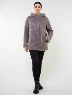 Дубленка натуральная зимняя с капюшоном