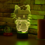 3Д-светильник "Hello Kitty" 3D