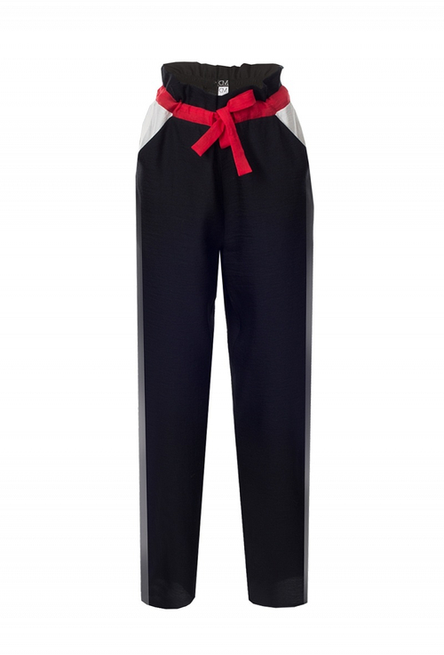 Брюки с завышенной талией 41-17SS