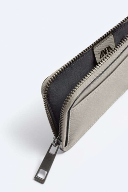ZARA ВИЗИТНИЦА, СЕРЫЙ