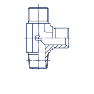 Штуцер FLC BSP 3/8 - NPT 3/8
