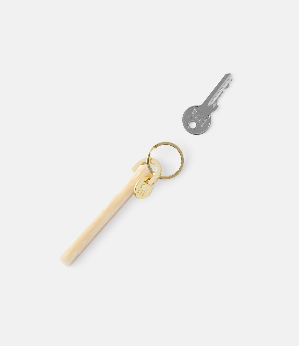 Machete Bar Keychain in Ivory — брелок из ацетата