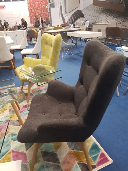 Кресло Contour темно-серое