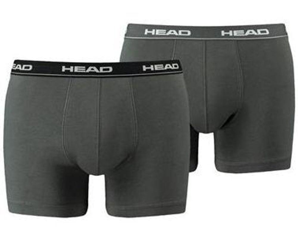 Мужские спортивные боксеры Head Mens Boxer 2Pack - grey/white/black