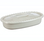 Миска прямоугольная 2.7л с крышкой М1323