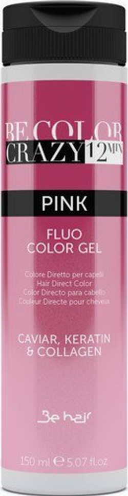 Be Hair Люминесцентный гель-краситель для волос прямого действия без аммиака - Be Color Crazy 12 Minute, 150мл