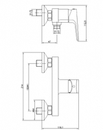 СМЕСИТЕЛЬ NATURE ДЛЯ ДУША