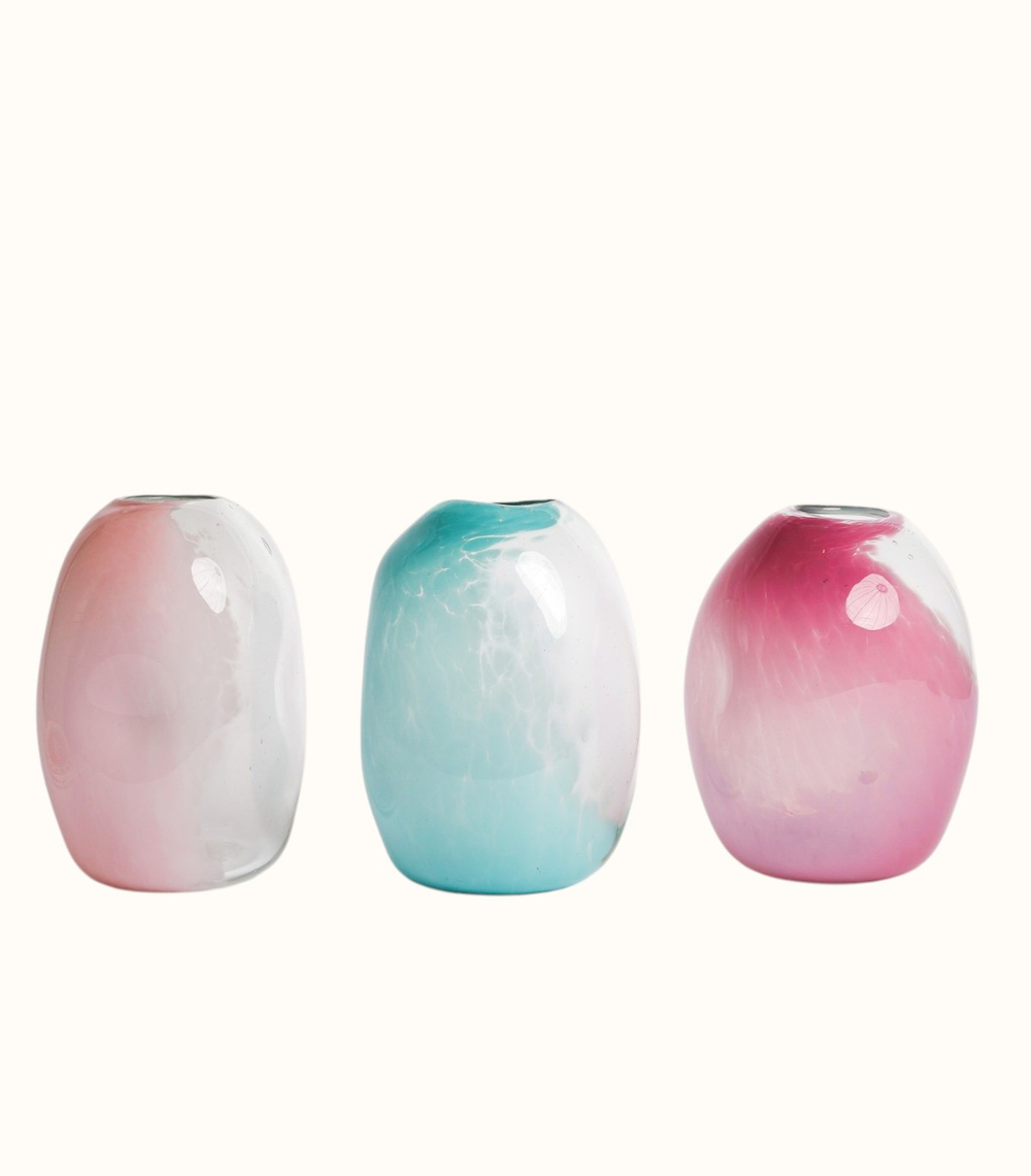 Ваза – TULIP, ярко-розовый | Repin glass