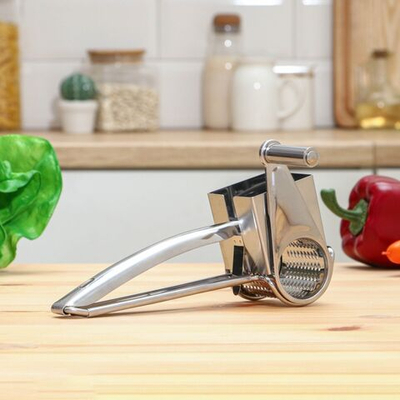 Овощерезка механическая Доляна Steel, нержавеющая сталь (Цвет: не задано)