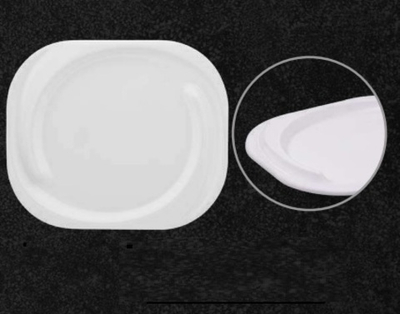 Тарелка Прямоуголная 29См Branco С Узким Бортом Oxford 074098, I017-9001