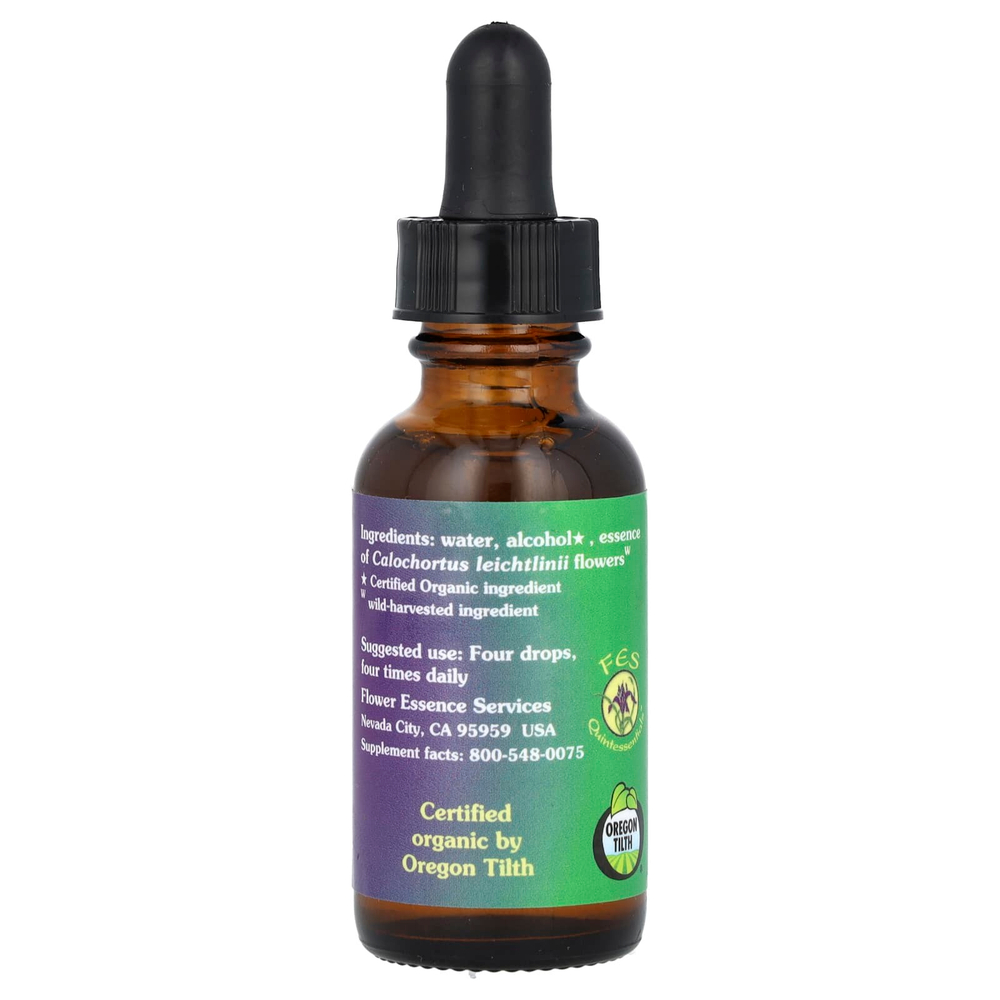 Flower Essence Services, Mariposa Lily, цветочная эссенция, 30 мл (1 жидк. унция)