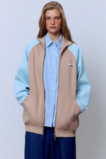 Толстовка на молнии с кантом