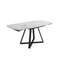 Обеденный стол D2055BB /1096 из керамики и черной стали