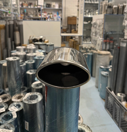 Насадка на глушитель M1-28H Эллипсная 120х80 скошенная (Пустая)