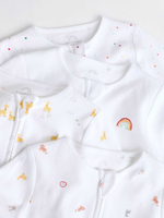 Комбинезон / Cлип для малышей Next K79-485, 4 шт., Белый