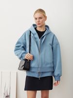 БОМБЕР-ОЛИМПИЙКА ВИНТАЖНЫЙ СИНИЙ