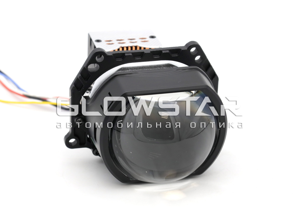 Aozoom BiLed+Laser AAPD 17L с лазером (прямоугольные) 61W/77W, 12V, 6 Поколение, 3.0 дюйма (комплект, 2шт)