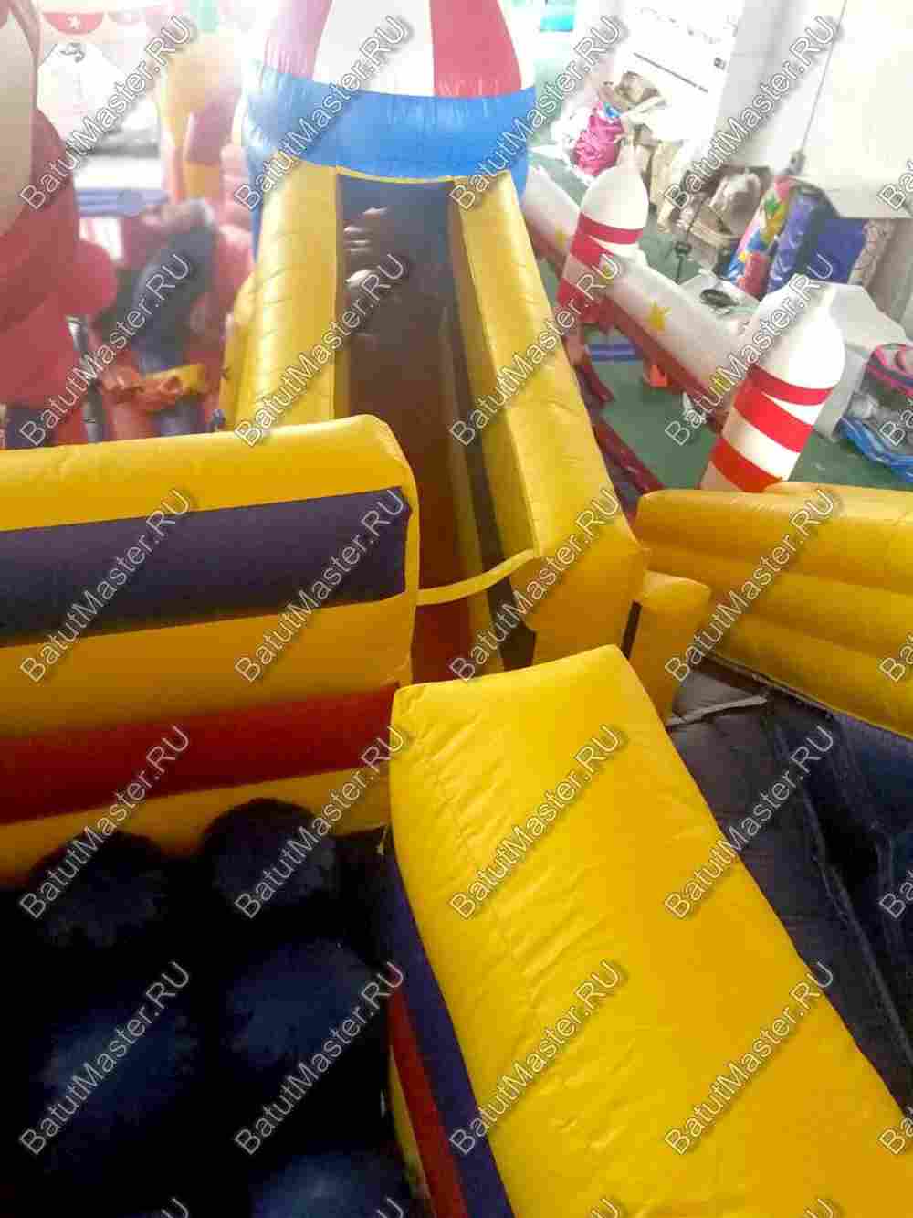 Коммерческий надувной батут "Большой цирк" 20.5*9.6*8 м