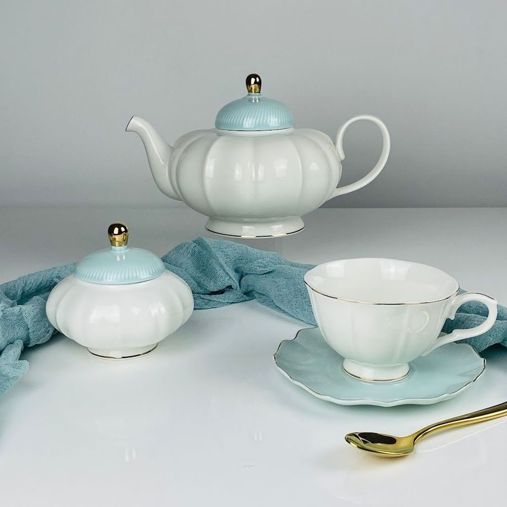 Lenardi 133-408 Чайный сервиз 16пр.280мл в под.уп.(х2)Фарфор