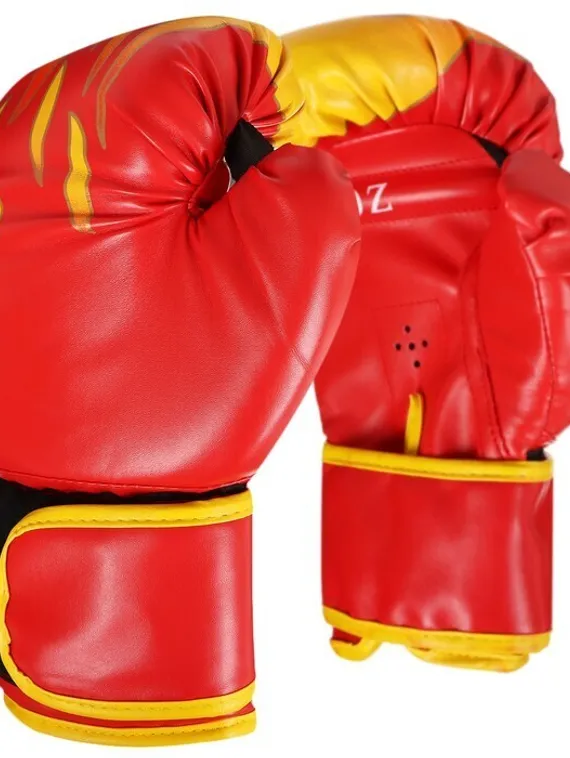 Перчатки боксерские, 12 унций, цвета МИКС