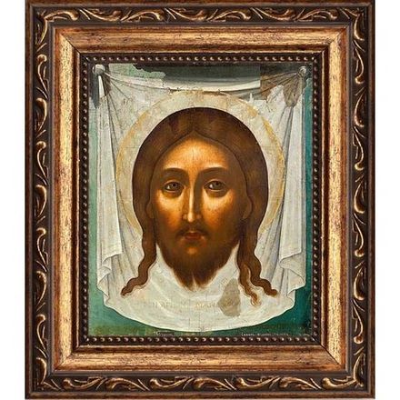 Спас Нерукотворный. Копия иконы Симона Ушакова на холсте.