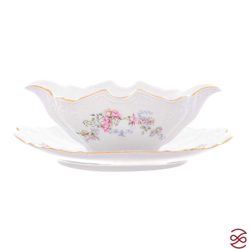 Столовый сервиз на 6 персон Bernadotte Дикая роза золото 27 предметов