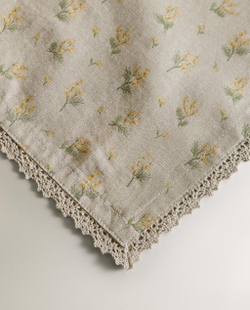 Zara Home скатерть из хлопка, цветочный мотив, 160 120 см · 4278/021