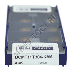 Пластина твердосплавная ISO DCMT11T304-KMA ACK10E AHNO по чугуну, чистовая