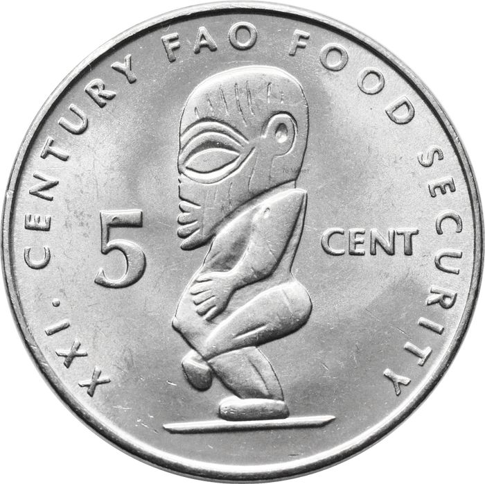 5 центов 2000 Острова Кука ФАО
