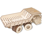 Белаз 75710 от Eco Wood Art - Деревянный конструктор, 3D пазл, Сборная механическая модель