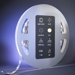 Светодиодная лента Maytoni 4,8Вт/м 4000К 12V IP20   201003