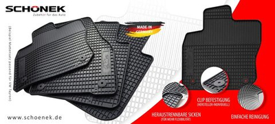 SCHÃNEK - 453597-SHK - Floor mats, rubber