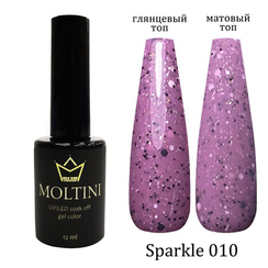 Гель-лак Moltini “Sparkle” 010, 12 ml