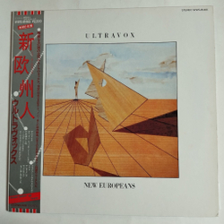 Винтажная виниловая пластинка LP Ultravox New Europeans (Japan 1981) (Obi)