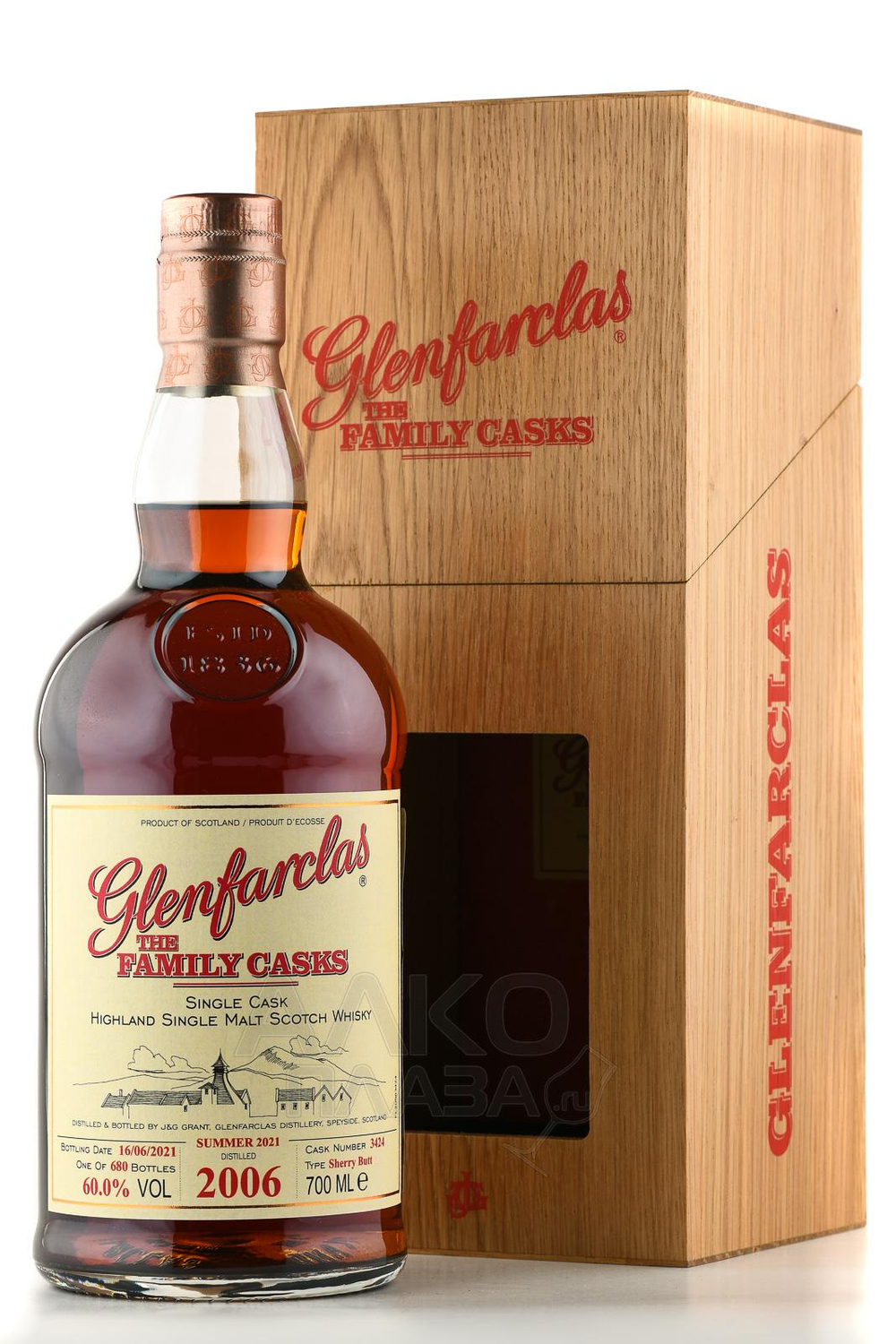 Виски Glenfarclas 2006 Family Casks, 0.7 л.
