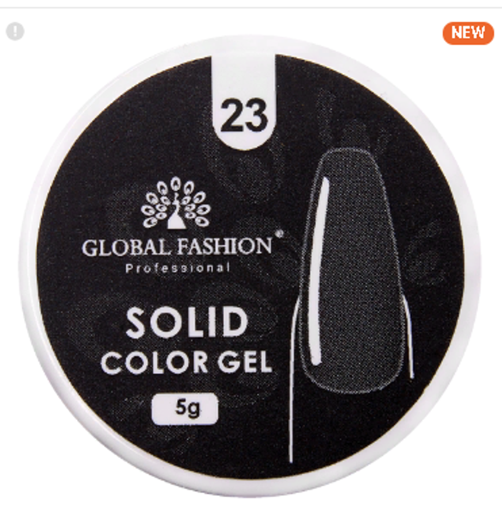 ГЕЛЬ-КРАСКА ПОВЫШЕННОЙ ПЛОТНОСТИ, SOLID COLOR GEL 5 ГР, 23
