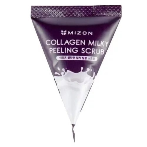 Mizon Молочный пилинг-скраб с коллагеном Collagen Milky Peeling Scrub пирамидка 1 шт. 7 гр. (97499)/45120