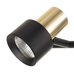Citilux SAT CL505631 Спот поворотный с выключателем Чёрный+Золото