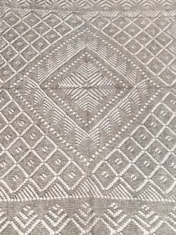 Оренбургский пуховый платок-паутинка А100-03 серый